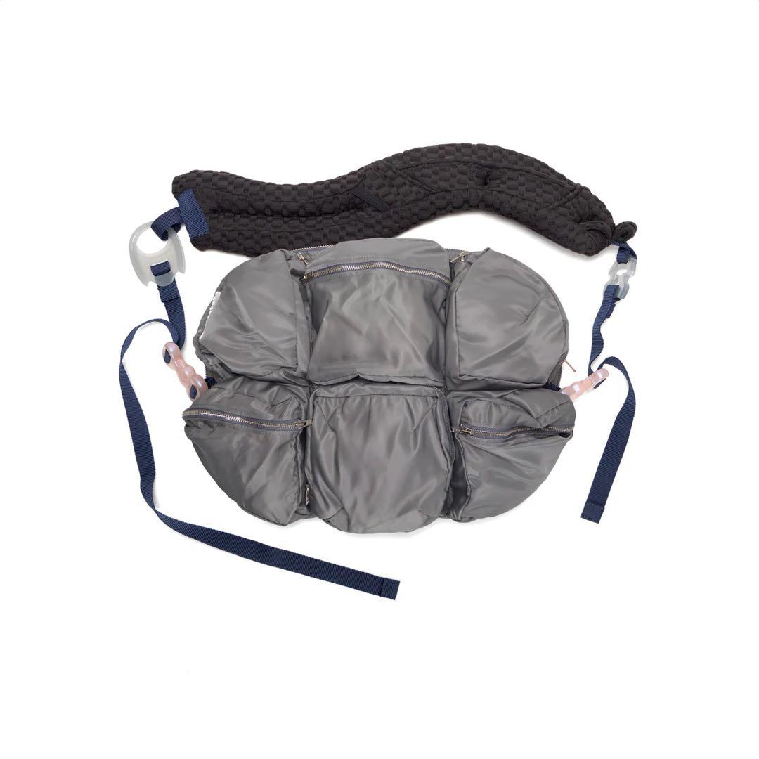 バッグ mikiosakabe 7 POCKETS BAG DARK MIKIOSAKABE (ミキオサカベ) × THREE TREASURES 7 Pockets Bag Black