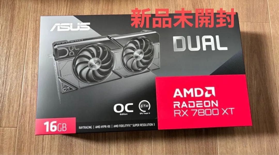 グラフィックボード・グラボ・ビデオカード ASUS DUAL-RX7800XT-O16G ASUS Dual Radeon™ RX 7800 XT OC Edition 16GB GDDR6 | Graphics Card