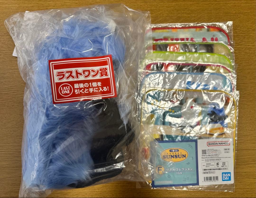 パペットスンスン 一番くじ ラストワン賞(下位賞おまけ付き) パペットスンスン一番くじ】ラストワン賞は28cmの巨大ぬいぐるみ！A賞