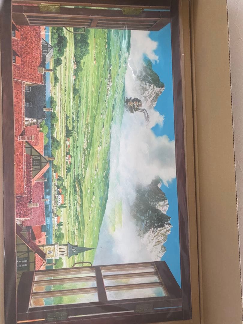 値下げ】ジブリオリジナル壁窓「ハウルがくる町」 - メルカリ