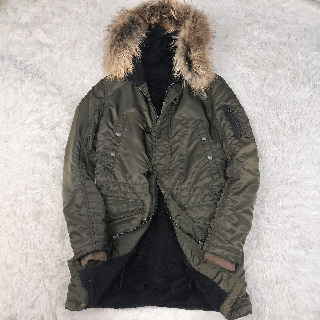 SHELLAC シェラック ナイロンファーモッズコート カーキ 46 SHELLAC（シェラック）の「【SHELLAC 予約販売品】N/C ワックス