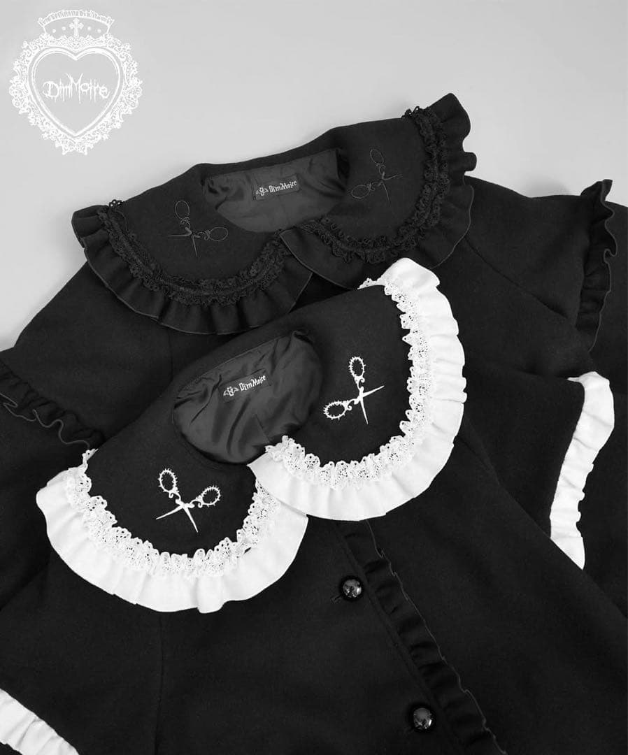 最終値下げ 新品未使用 dimmoire 十字の誓いフリルコート black 黒