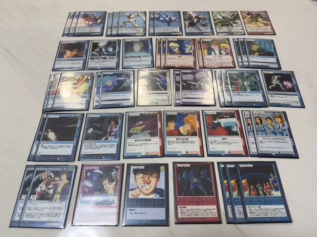 【瑠衣】旧ガンダムウォー赤青デッキ＆おまとめセット 瑠衣】旧ガンダムウォー赤青デッキ＆おまとめセット 瑠衣】旧ガンダム