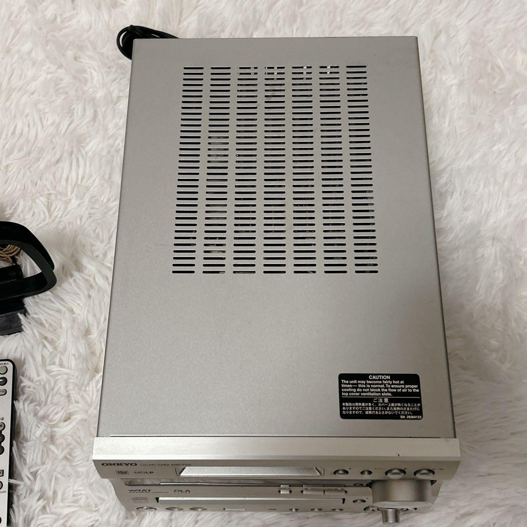 ONKYO オンキョー FR-N9NX CD/MDチューナーアンプ リモコン付属 - メルカリ