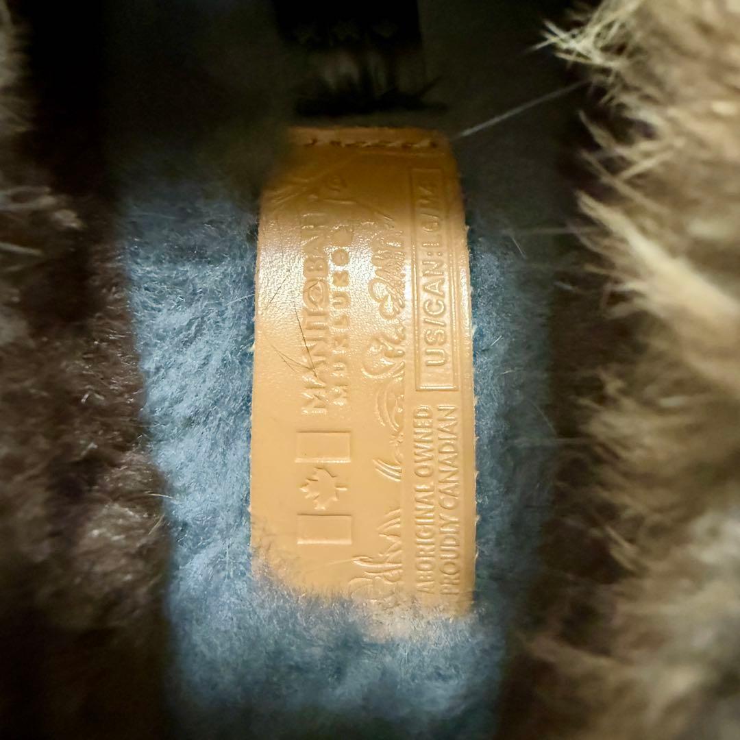 【新品】MANITOBAH 24cmマニトバ モカシン ブラウン 23.5cm