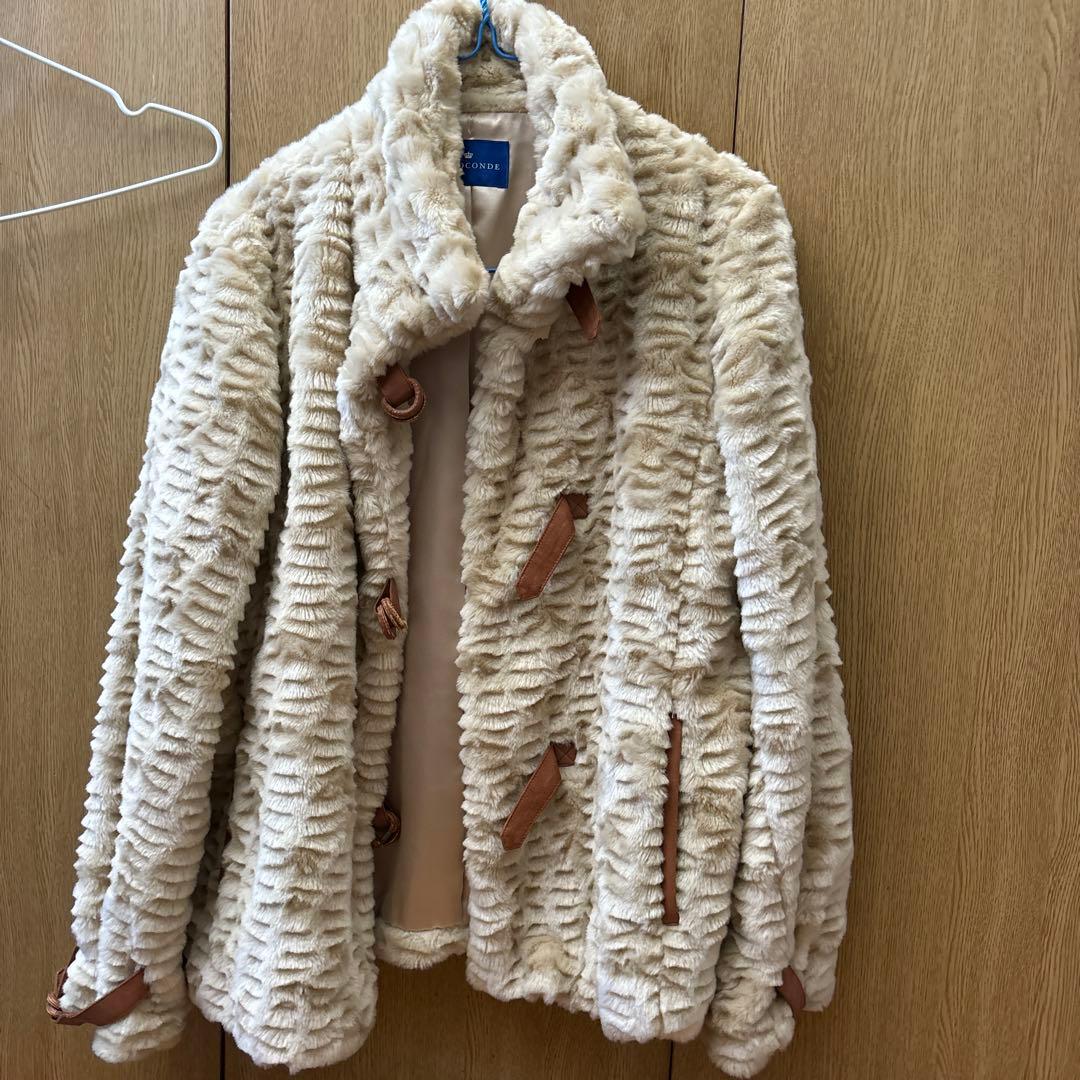 LA JOCONDE ファーコート MJ-9 クリーム色 - メルカリ