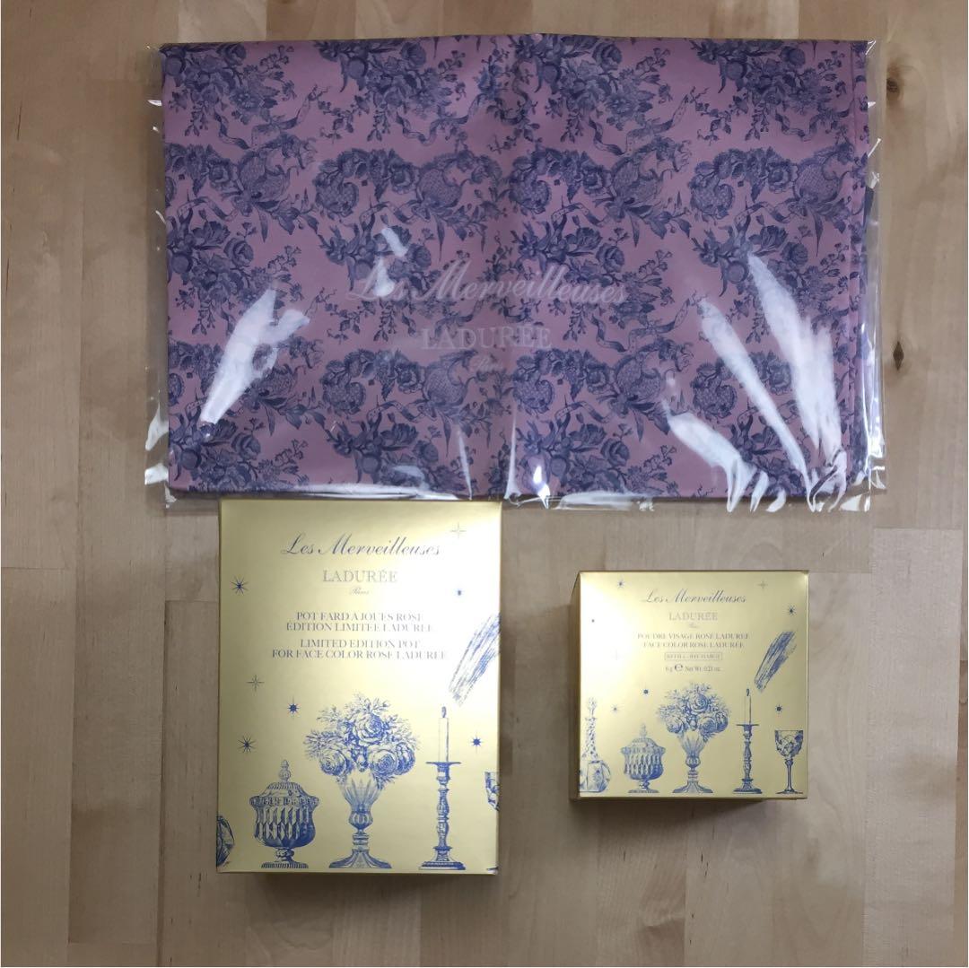 《限定品／新品／未使用》レ・メルヴェイユーズラデュレ チーク、ポット