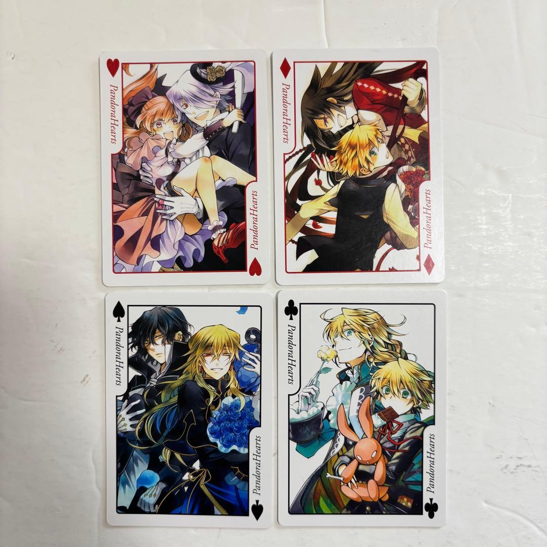 パンドラハーツ トランプ 4枚セット パンドラハーツ 非売品カード4枚 トランプ柄 - メルカリ
