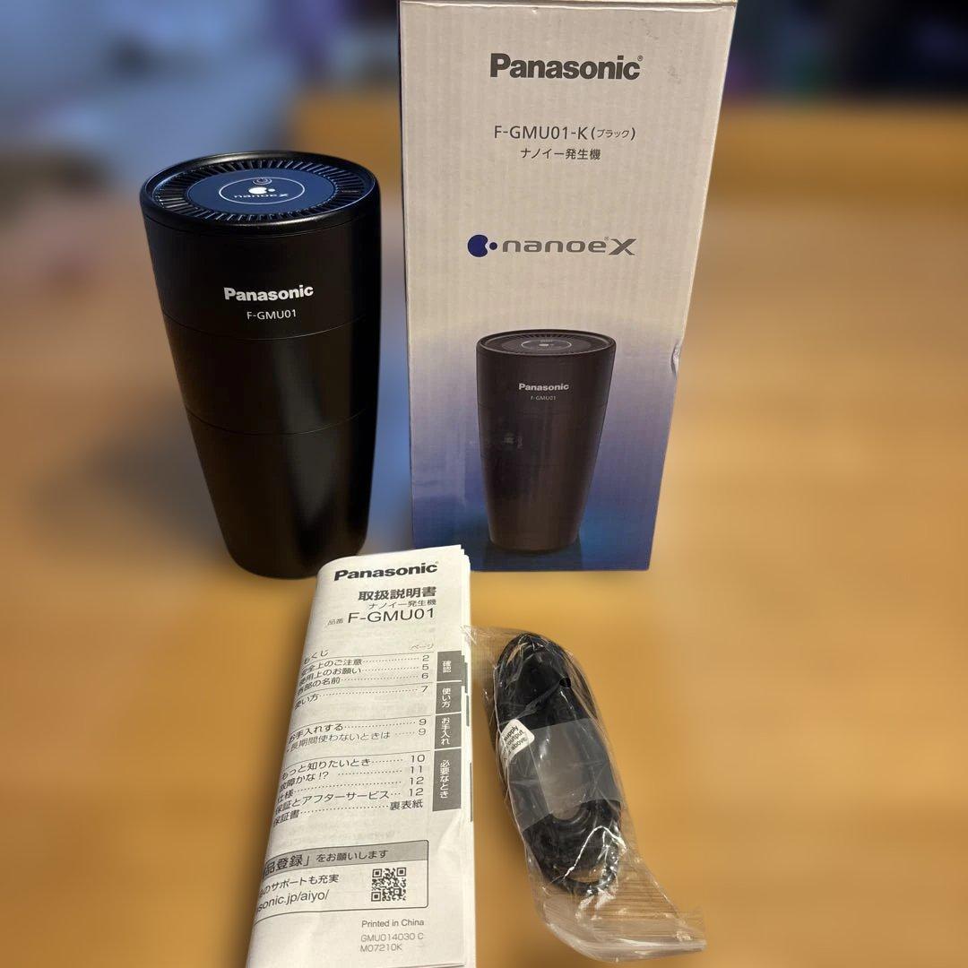 パナソニック ナノイーX4.8兆 発生機 ブラック F-GMU01-K