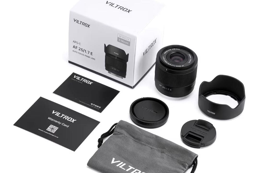 【新品同様】VILTROX AF 25mm F1.7 Air Eマウントレンズ Viltrox AF 25mm F1.7 AIR APS-C EソニーEマウント – viltrox-shop