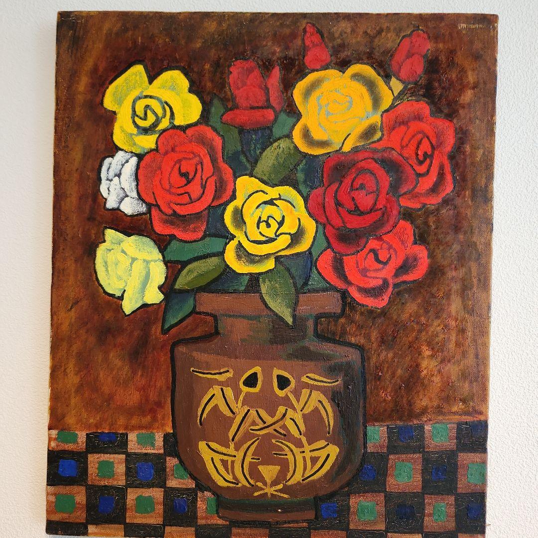 田渕眞兒　油絵　油彩　薔薇シリーズ　花　No.7 田渕眞兒 油絵 油彩 薔薇シリーズ 花 No.30+s 田渕眞兒 油絵 油彩 薔薇