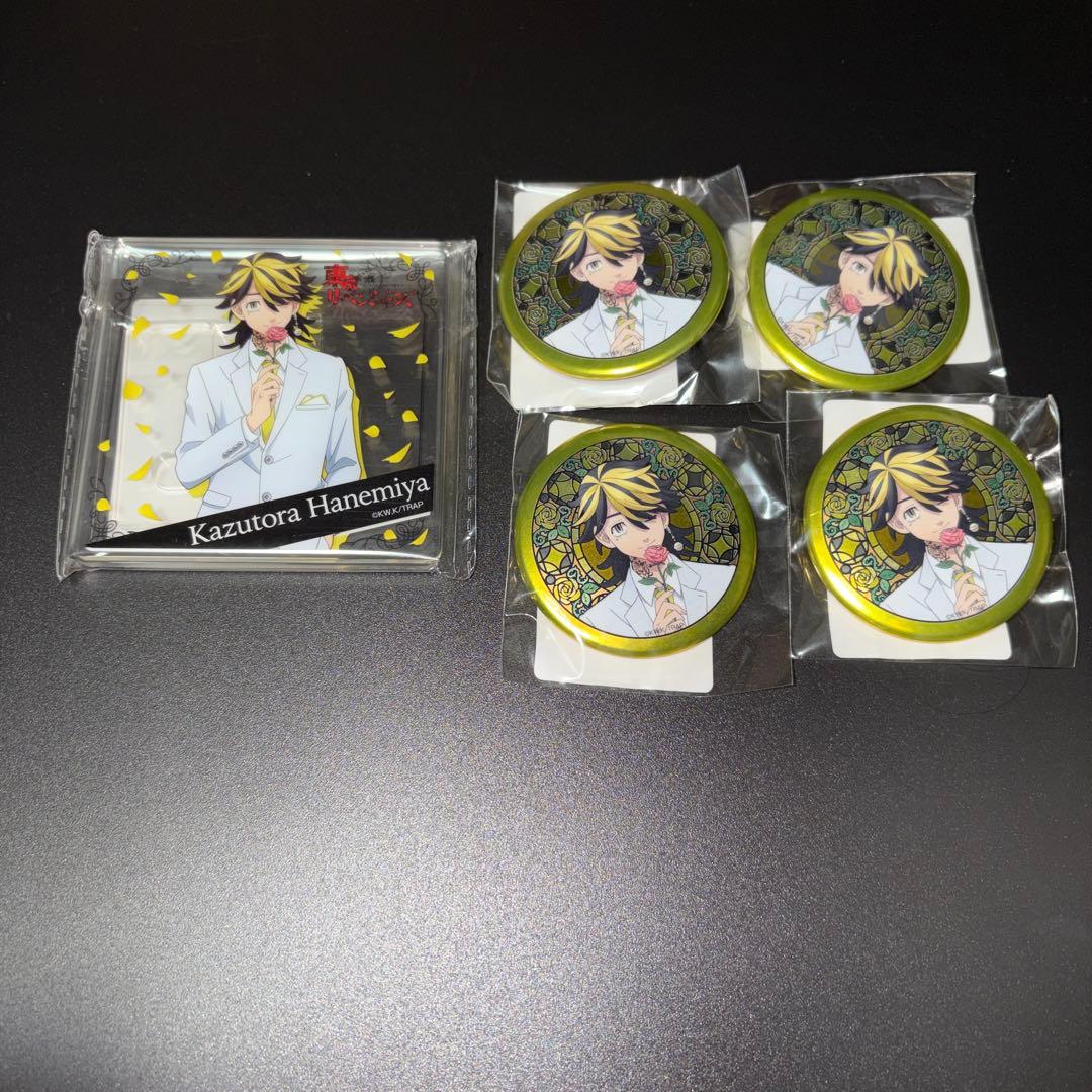 東京リベンジャーズ 羽宮一虎 DMMスクラッチくじ 缶バッジ コースター
