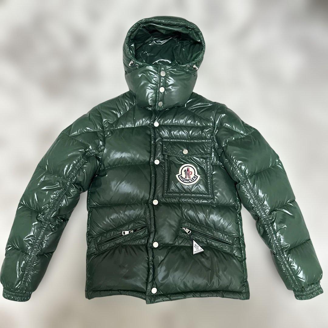 MONCLER ダウンジャケット K2 ダークグリーン - メルカリ