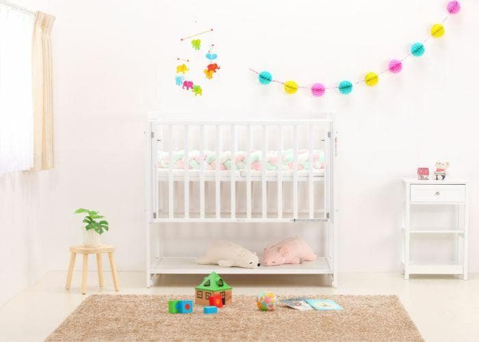 専用　YAMASAKI　やまさき　国産　収納付きハイタイプベビーベット　新生児 ハイタイプベッド ツーオープン（新色） | 国産ベビーベッド製造