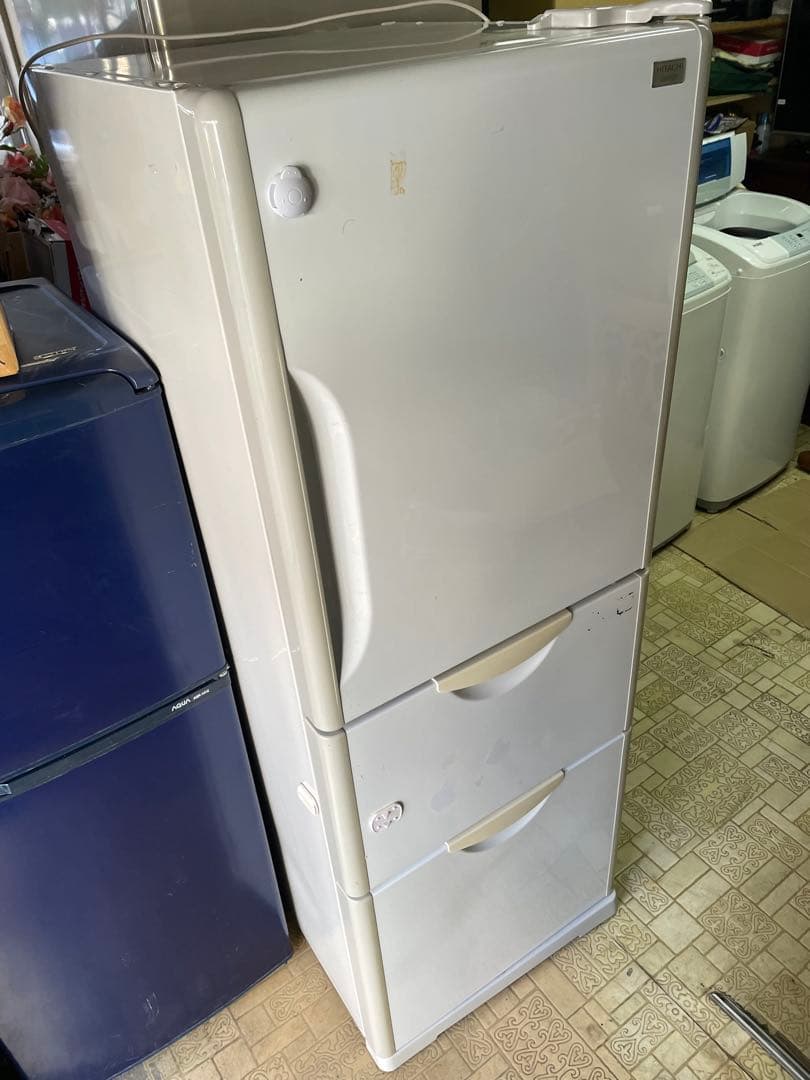 宮城県　冷蔵庫　265L 日立 冷蔵庫 265L 右開き 3ドア 幅54cm 真ん中野菜室うるおいチルド R