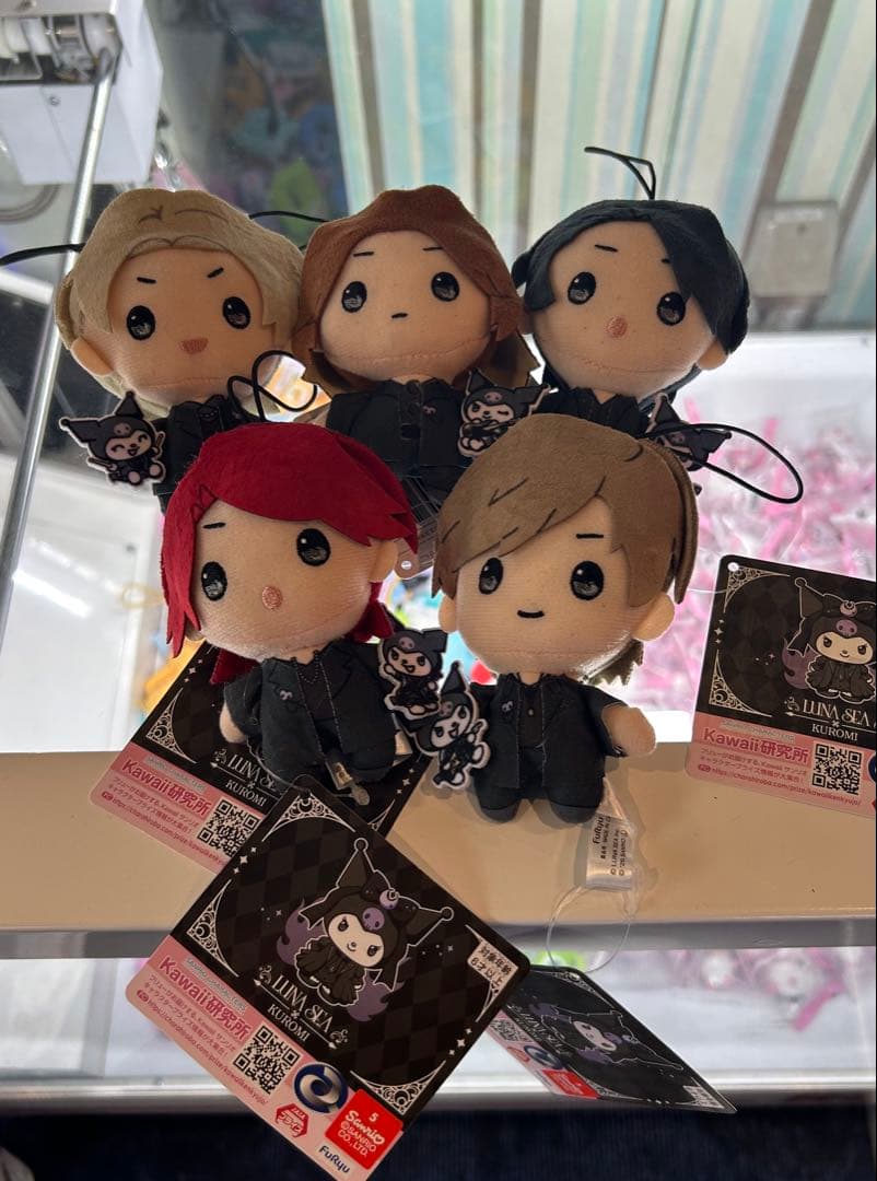 LUNA SEA KUROMI クロミ ぬいぐるみ マスコット 5体セット - メルカリ