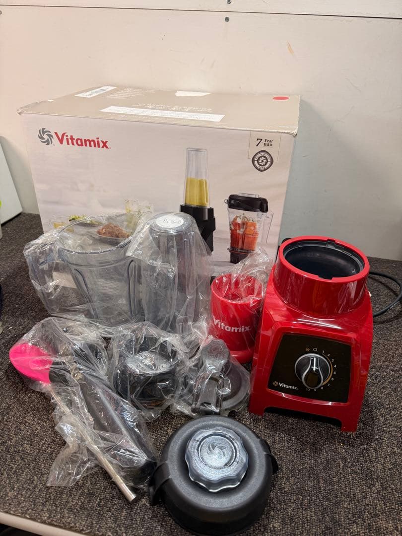 Vitamix ミキサー VM0182 レッド 付属品多数 動作確認済み 楽天市場】Vitamix A2500i 本体単品 2.0Lコンテナ 10年保証 （Ascent