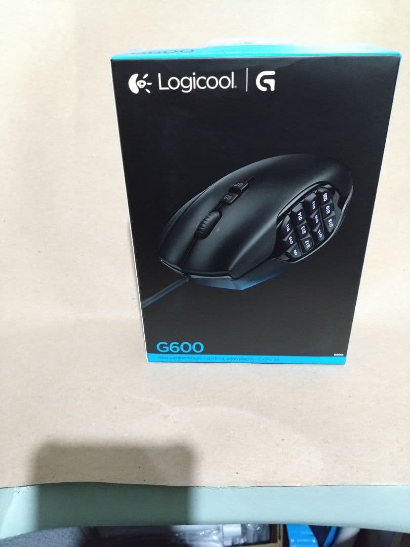 Logicool MMOゲーミングマウス 20ボタン G600 新品 未開封 Logicool Logitech G600 MMO Gaming Mouse 20 Buttons 200dpi New in