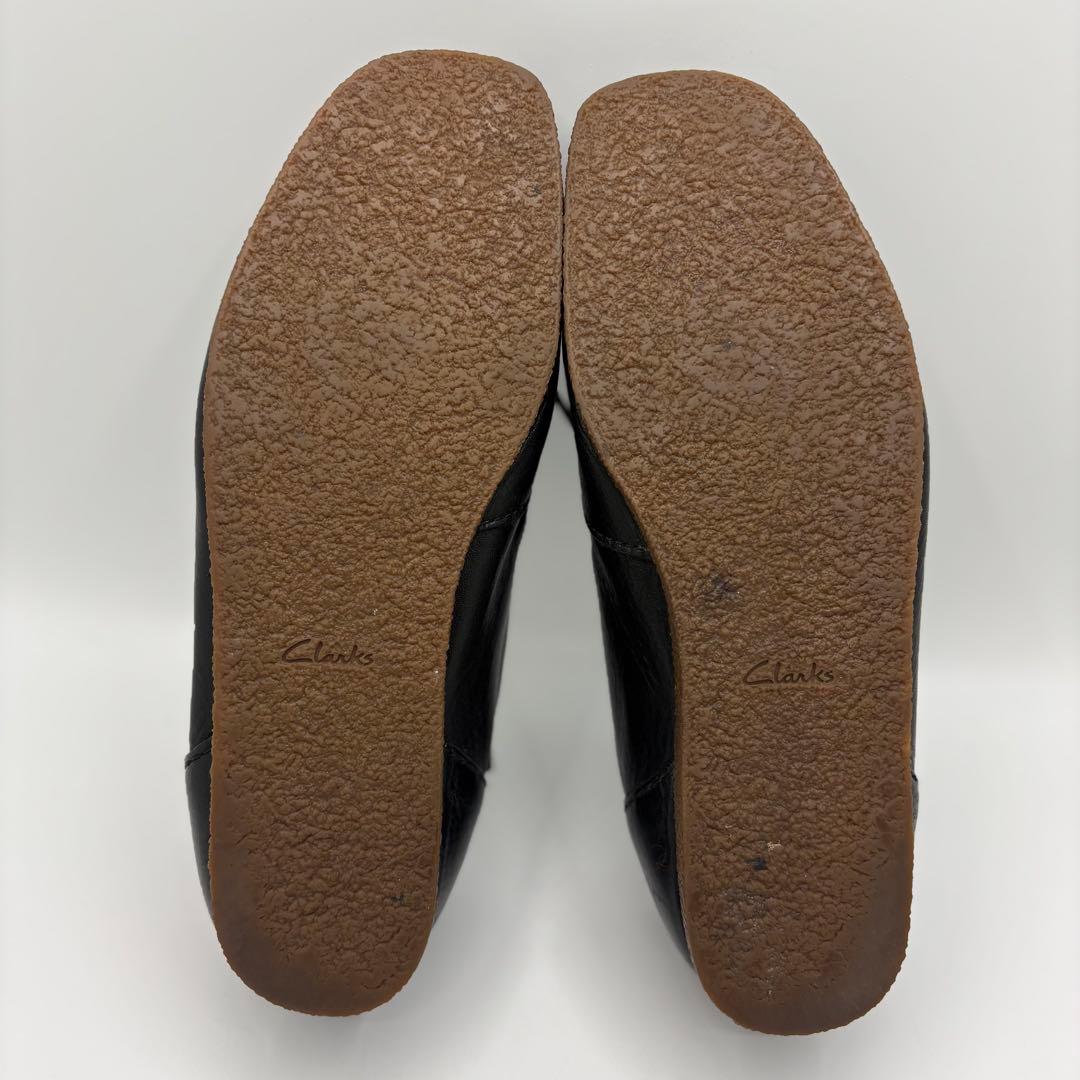 【Clarks】シェイカーⅡラン ワラビー モカシン 26.5cm 黒 軽量