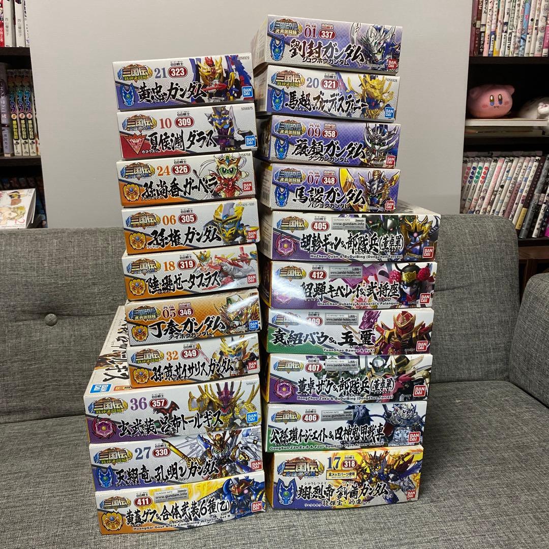 BB戦士三国伝　20体セット BANDAI (バンダイ) BB戦士 三国伝 戦神決闘編 戦神合身 シュウガンダム