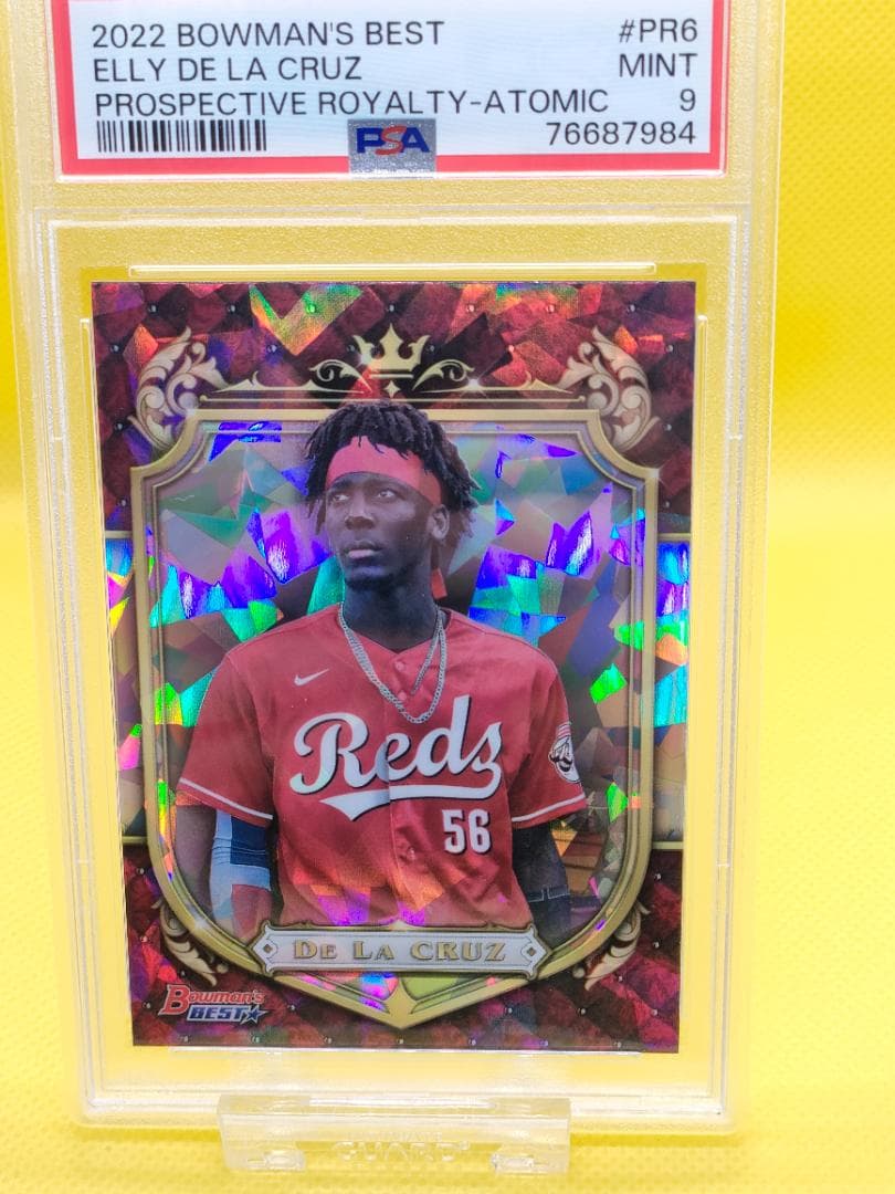 スポーツ選手 ELLY DE LA CRUZ_2022 Bowman's Best Elly De La Cruz Autographed 2022 Bowman Chrome Prospects Rookie