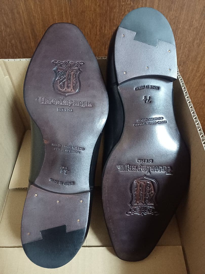 未使用 UNIONlMPERIAL プレステージ U1940 黒 7.5EE