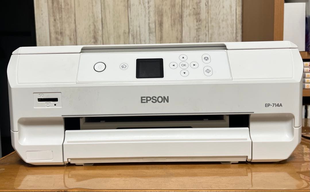 EPSON EP-714A インクジェットプリンター カラリオ EPSON プリンター複合機 本体 EP-714A 白☆スマホ対応 ☆訳