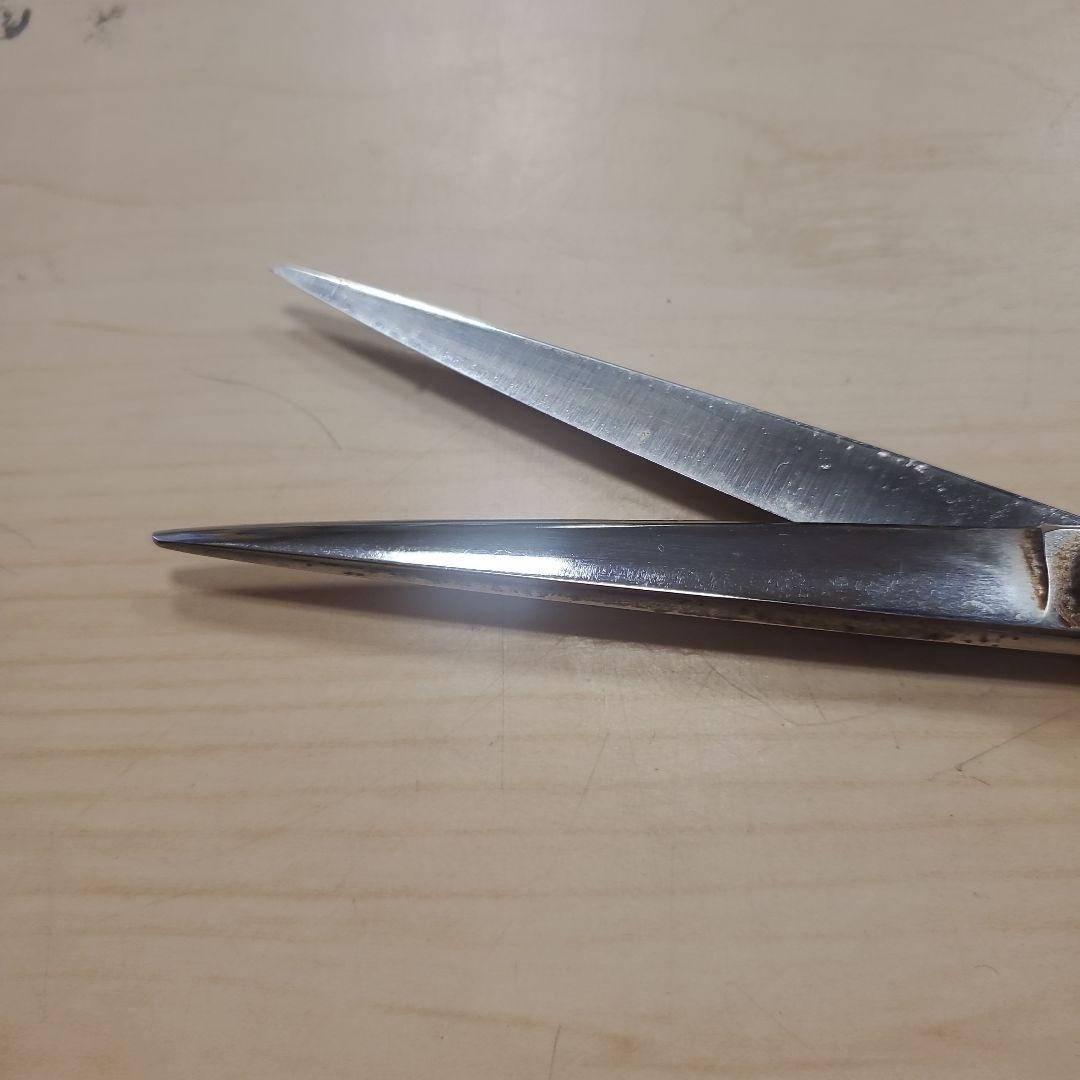 中古、理容師ハサミ。天洋パトス7インチ - メルカリ