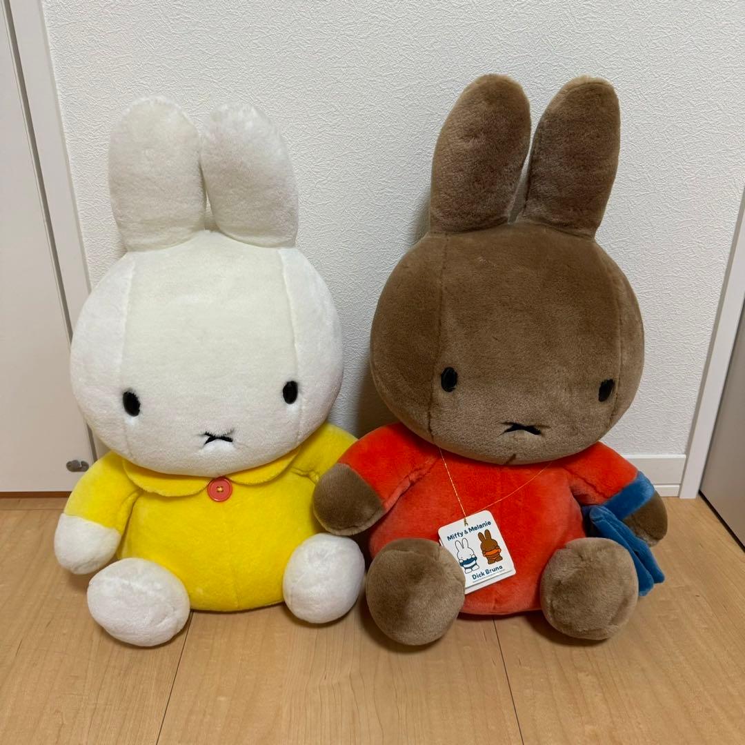 ミッフィー メラニー L ぬいぐるみ BIG 公式 セキグチ ms - メルカリ