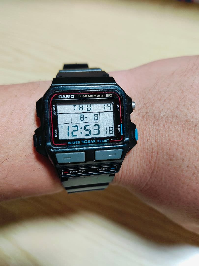 レア VINTAGE 1986's CASIO SDB-500W デジタル時計 | Shop at Mercari