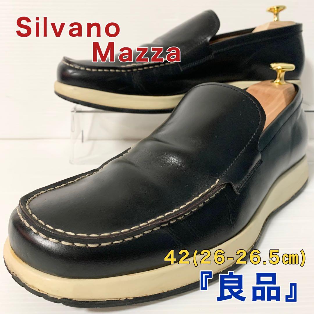 Silvano Mazza シルバノ マッツァ ローファー スリッポン 黒 - メルカリ