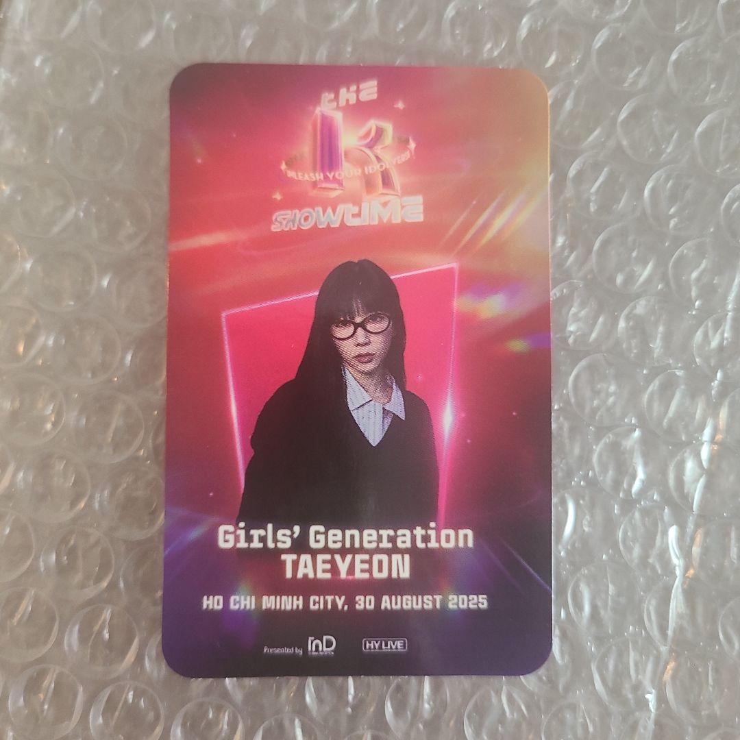 the K SHOWTIME ベトナム トレカ 少女時代 テヨン - メルカリ