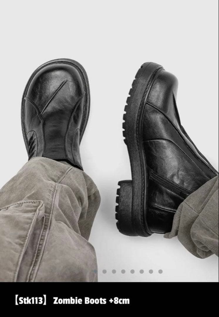 Zombie Boots +8cm ブラック - メルカリ