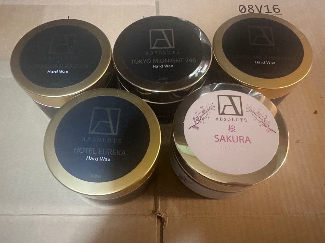 ABSOLUTE ハードワックス 5種セット EXGEE ソフトワックス&ハードワックスセット
