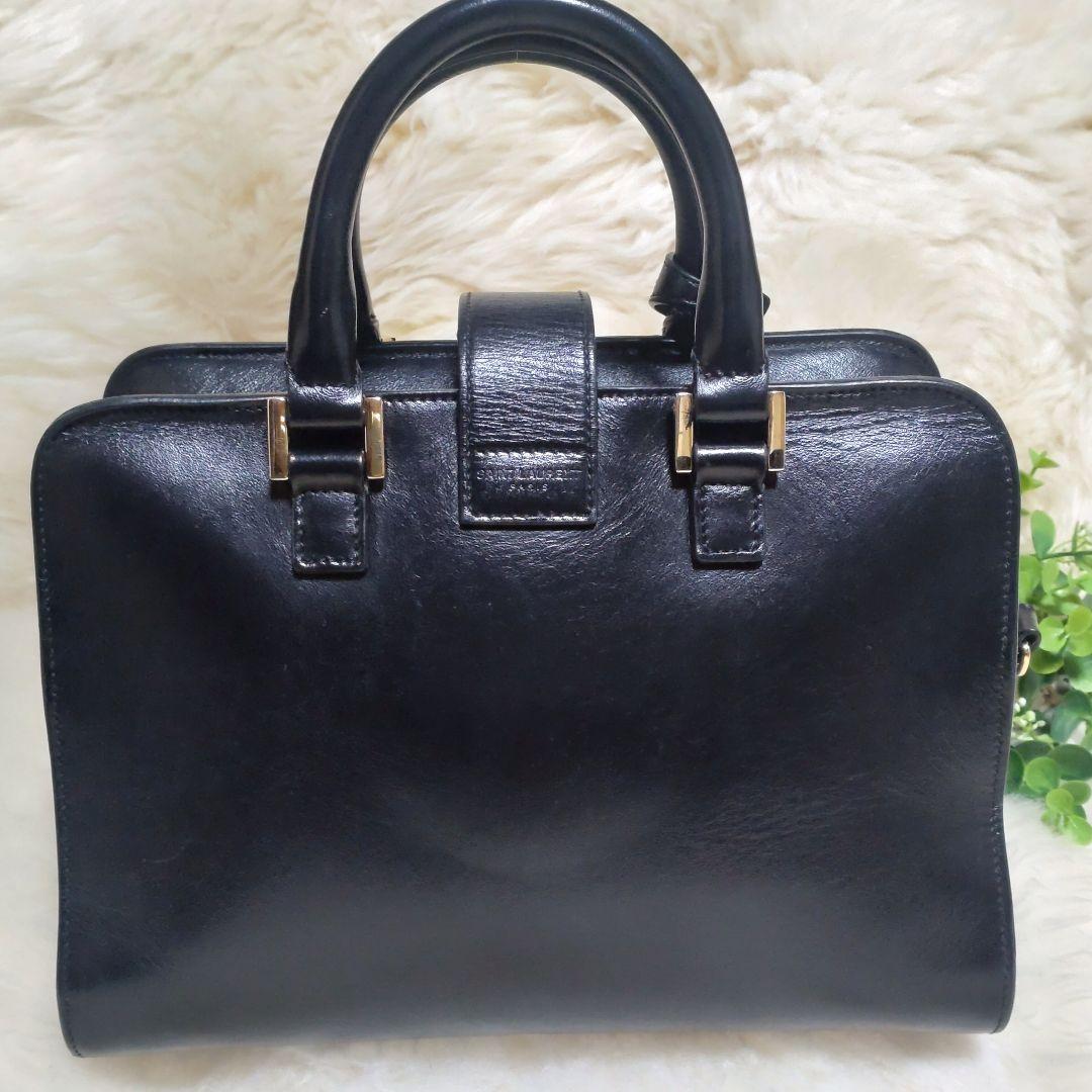 SAINT LAURENT サンローラン ベイビーカバス ブラック 2way - メルカリ