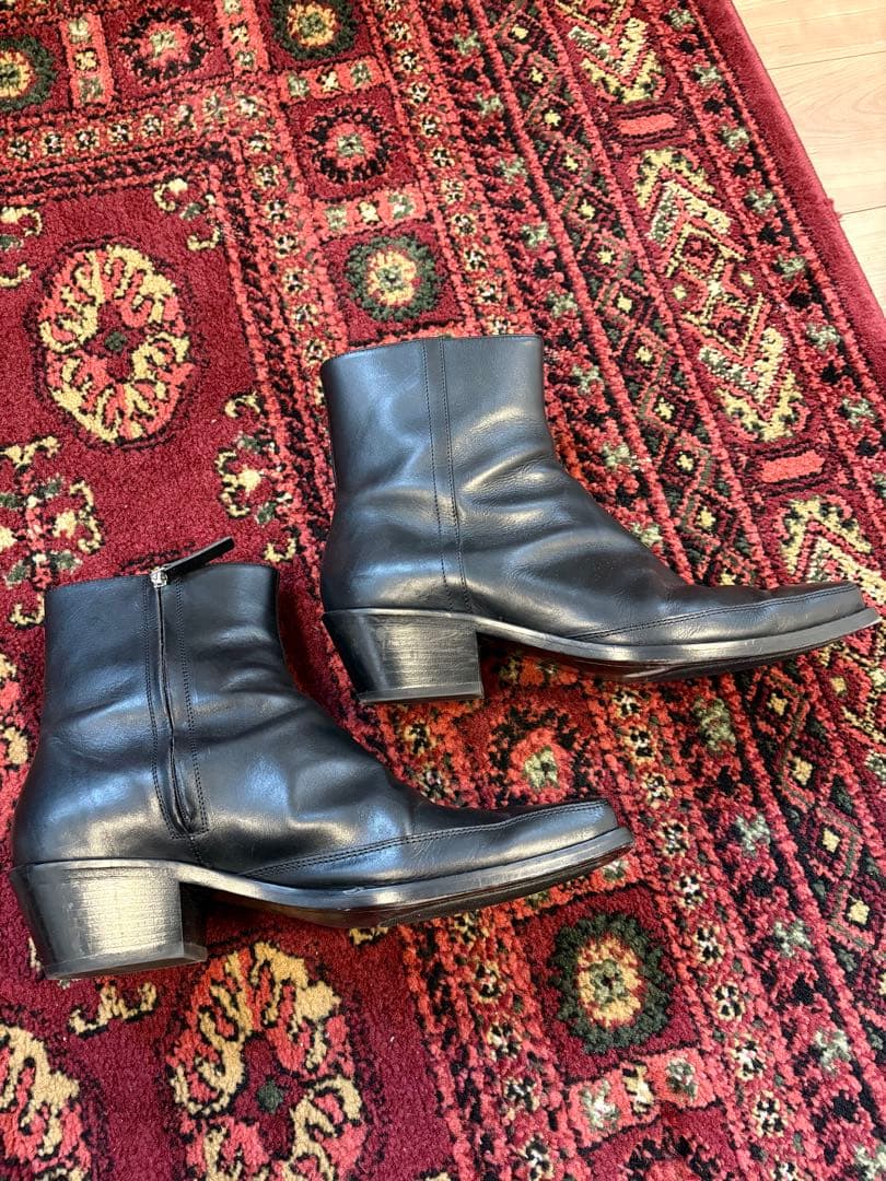 【29.5cm】ディーゼル　ブーツ　サイドジップ　ウエスタン