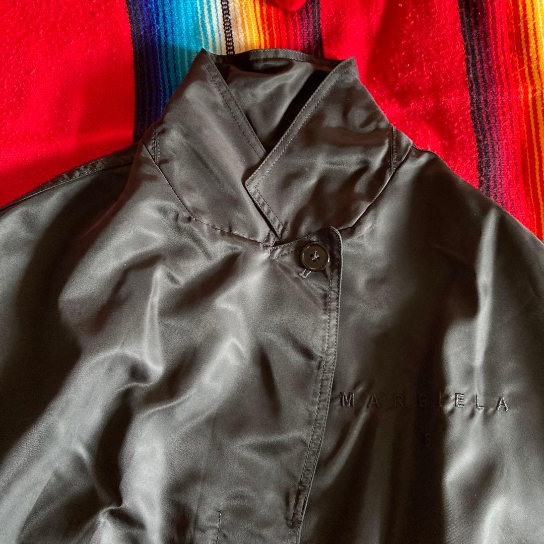 mm6マルジェラ ナイロンロゴ刺繍 コート サイズ38