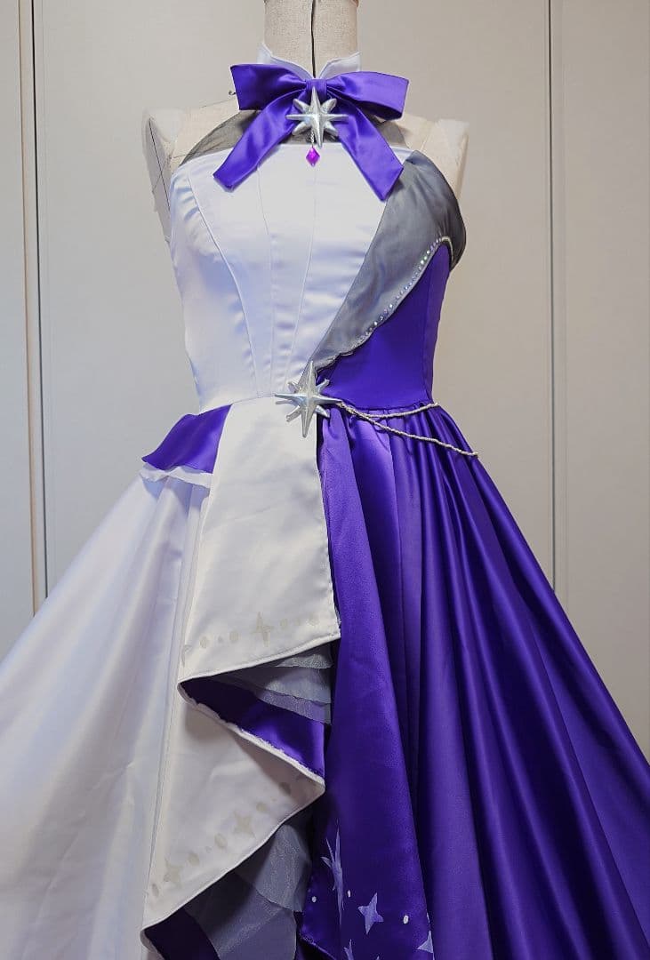 白雪巴】コスプレ衣装 にじさんじ 7周年グッズ セット済ウィッグ付き