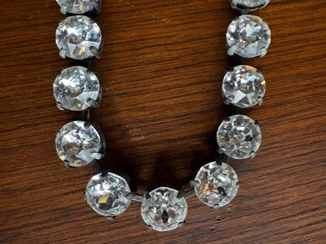 ➄ 戦前ヴィンテージ ✨ ペーストストーンネックレス アールデコ〜戦中