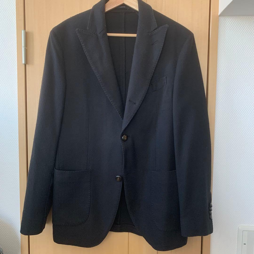 即日発送ラルディーニ　ブラックジャケット ラルディーニ / LARDINI / ジャケット / ウールホップサック