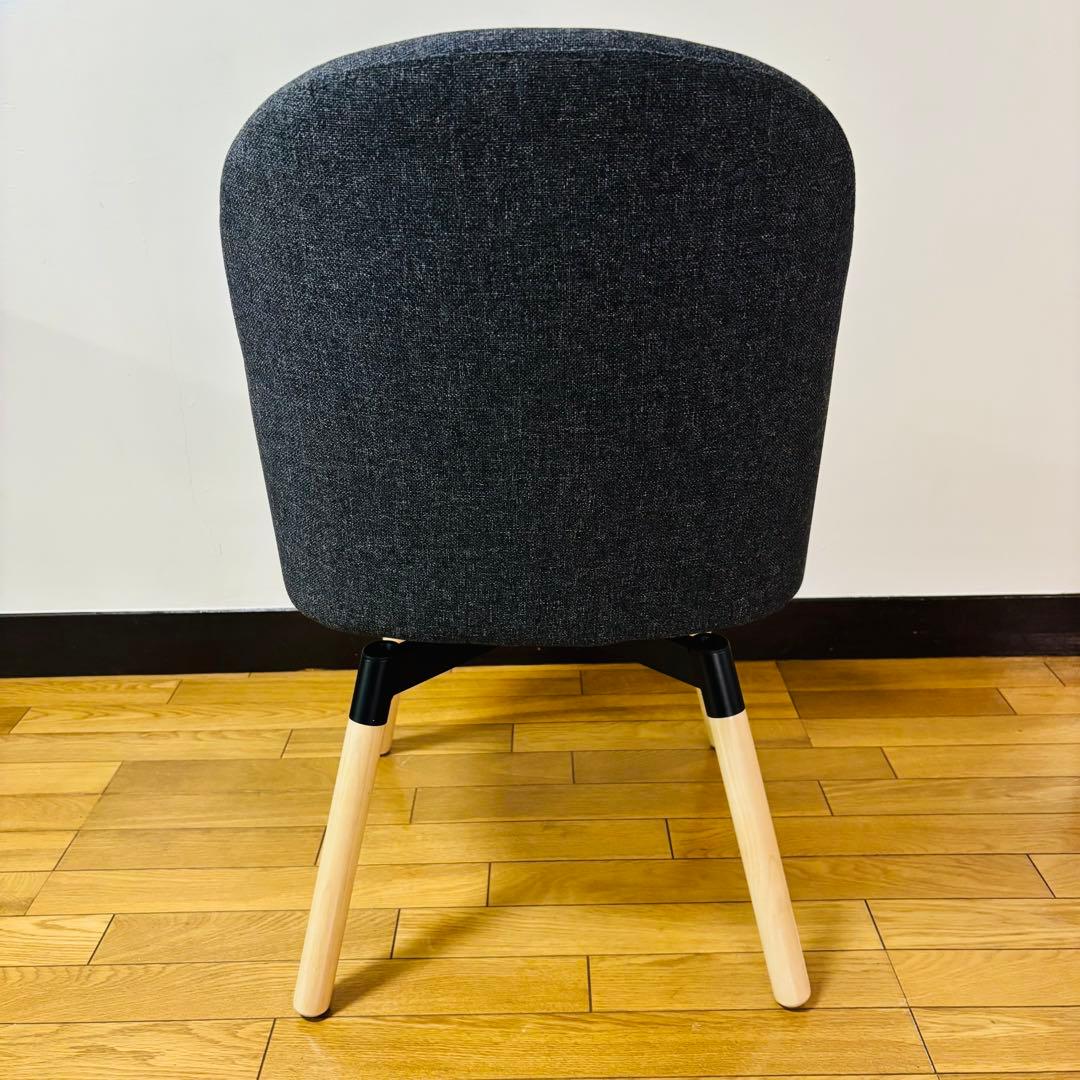 美品】IKEA JANOLOF ヤンオロフ 回転ダイニングチェア 送料無料2