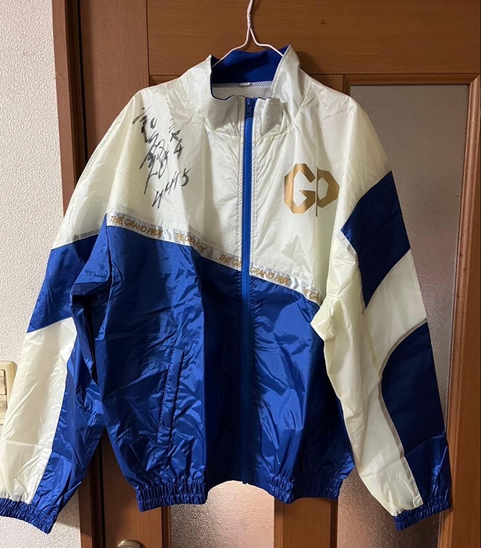 ボートレース 宮地元輝 直筆サイン入 GPジャンパー フォト付き L〜XL
