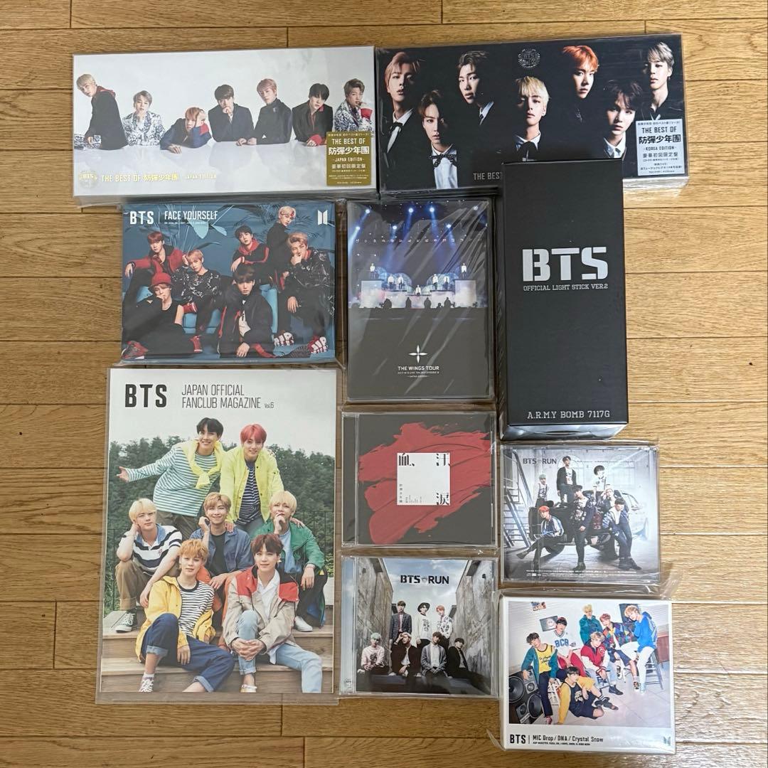 BTS ペンライト DVD CD テテ グク ジン ジミン ホソク RM シュガ K-POP DVD バンタン 2026 SOLO PV COLLECTION RM ジン JIN シュガ SUGA