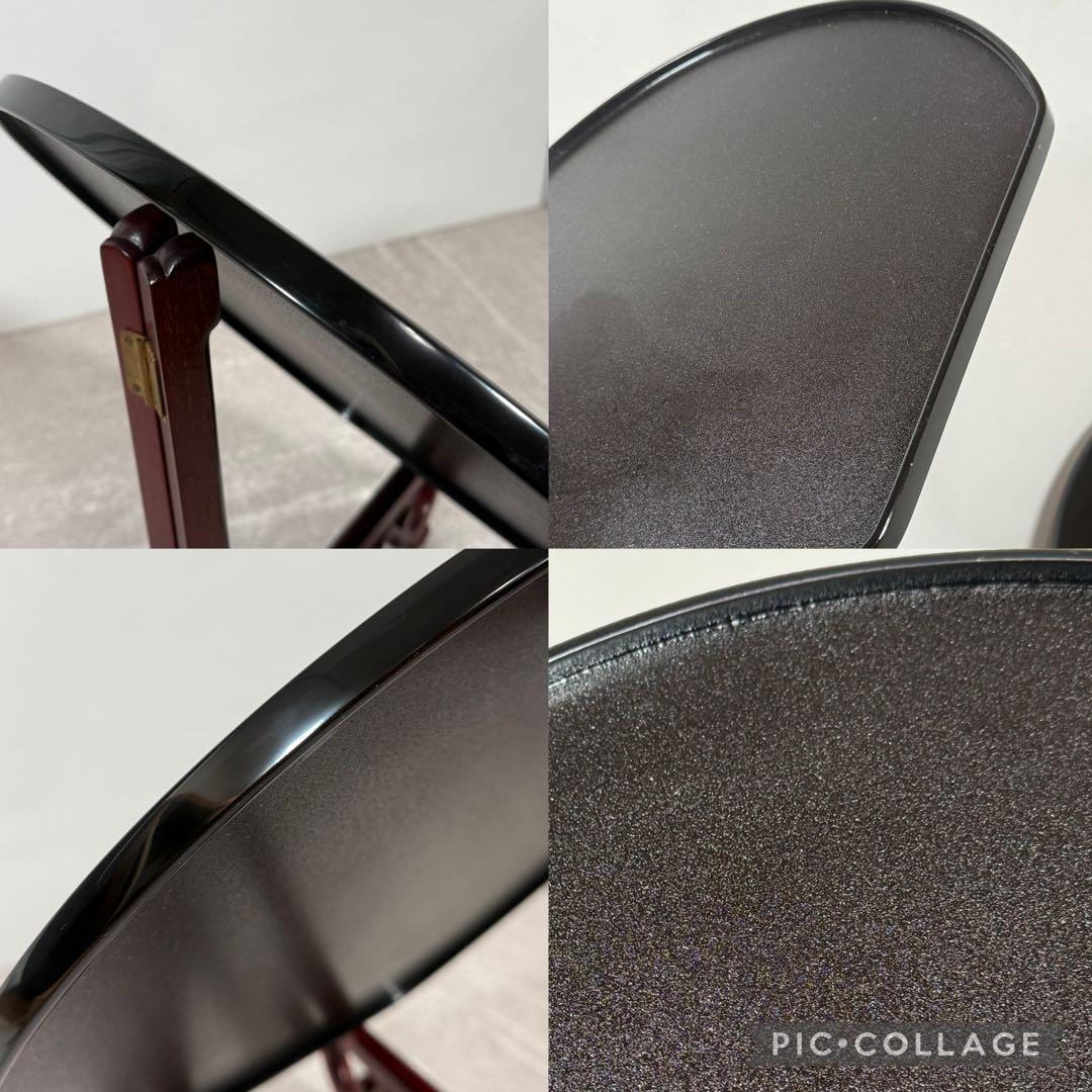 輪島屋本店謹製 輪島塗 卓上膳 五客 天然木 本漆 地の粉