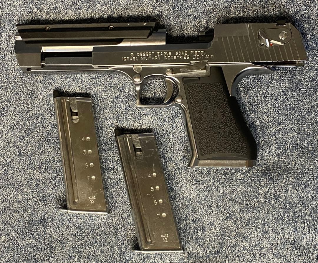 東京マルイ デザートイーグル クロームステンレス ガスブロ レイル 予備マガジン TOKYO MARUI（東京マルイ） ガスガン デザートイーグル 50AE クローム