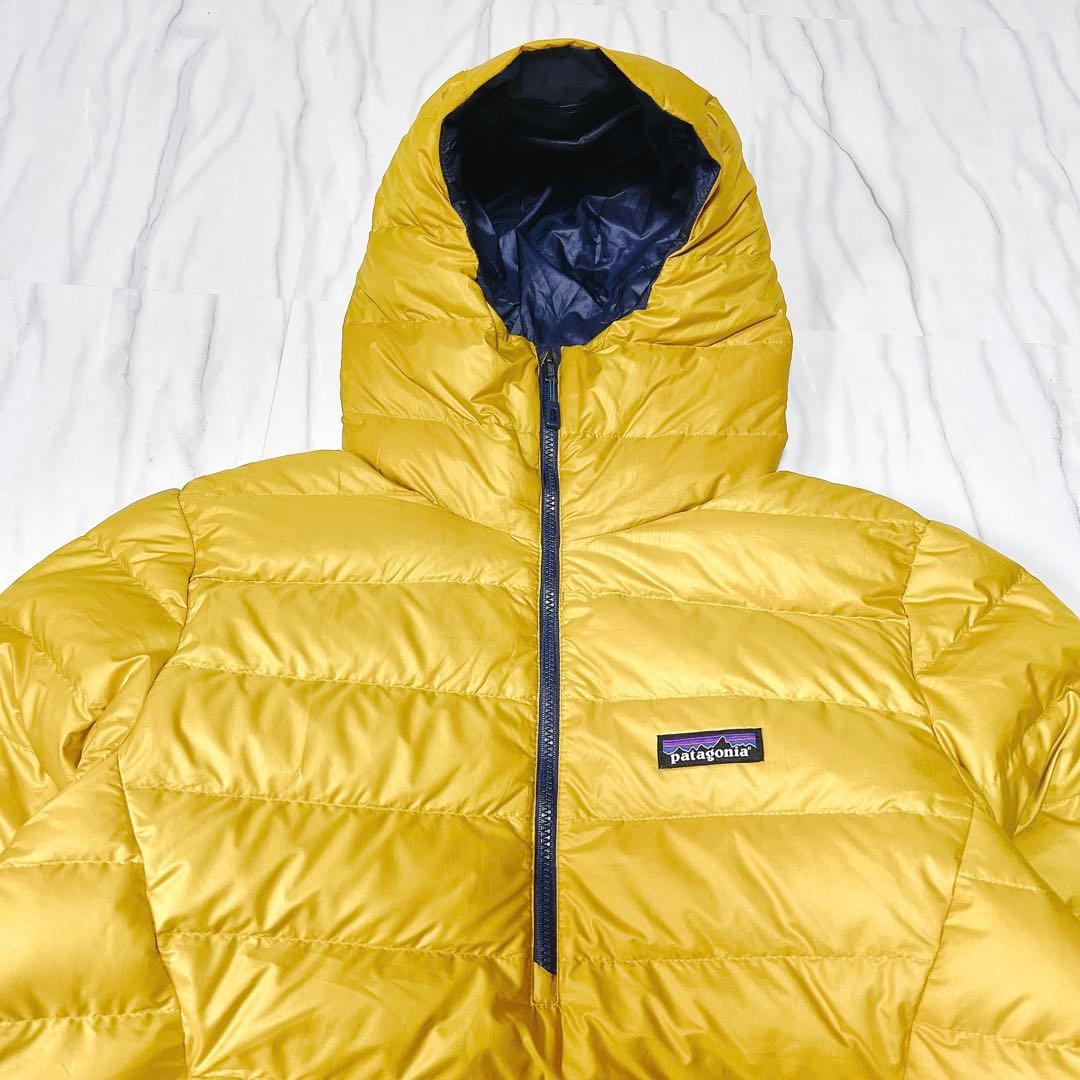 希少カラー》パタゴニア ダウンセーターフーディ プルオーバー 黄緑