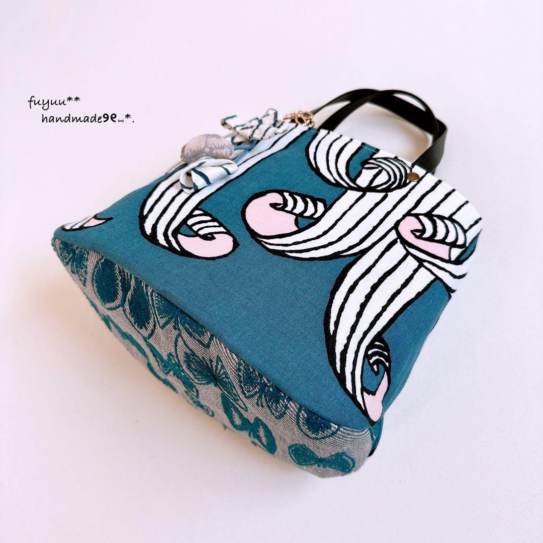 ハンドメイドꕤ︎︎ベルバッグ ミナペルホネン swing sky flower ミナペルホネン minaperhonen mermaid sky flower ハンドメイド ミニ