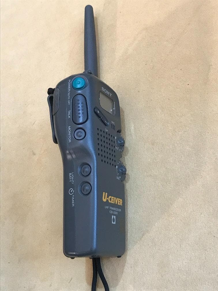 SONY U-CEIVER ICB-U500 特定小電力 トランシーバー 2台 - メルカリ