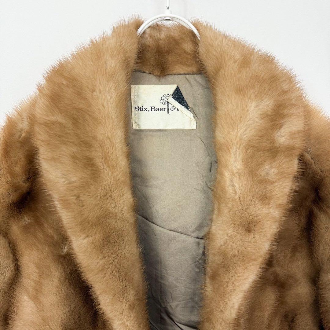 ヴィンテージ 毛皮 ミンクファー リアルファー ケープコート 羽織り