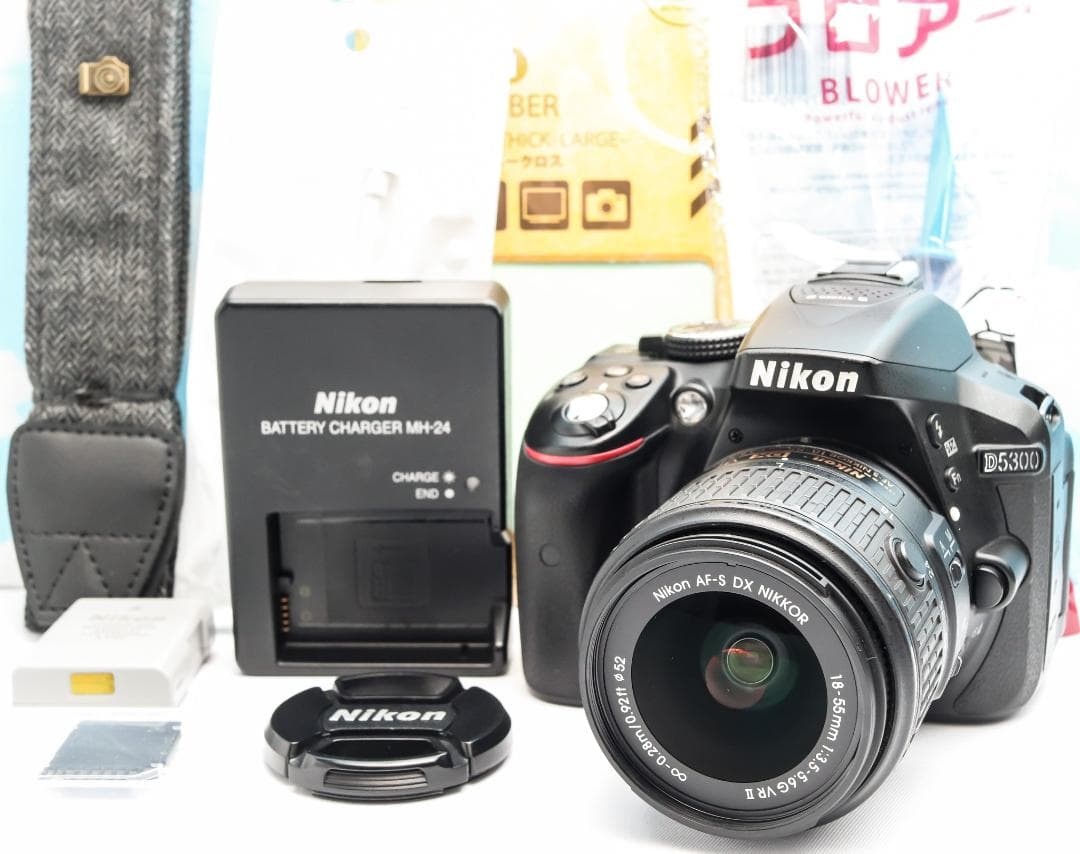 ニコン Nikon D5300⭐️WIFI機能搭載！⭐️一眼レフ⭐️初心者セット